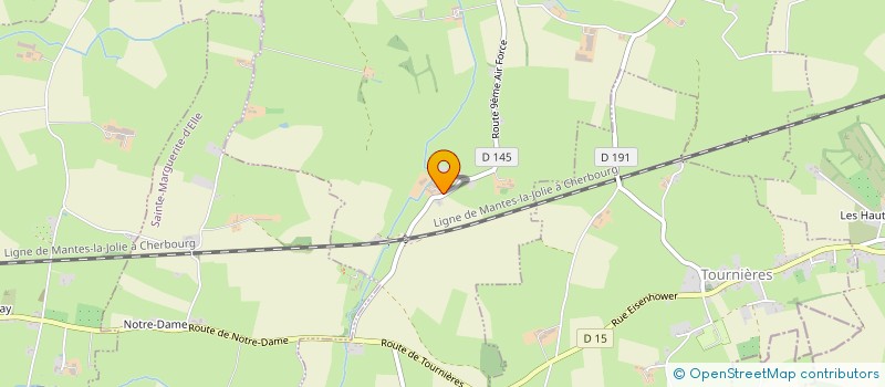 localisation de l'entreprise EARL DE BRIQUESARD  SAINT-MARTIN-DE-BLAGNY