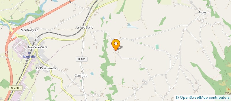 localisation de l'entreprise EARL DE BRUCASTEL à CAMJAC