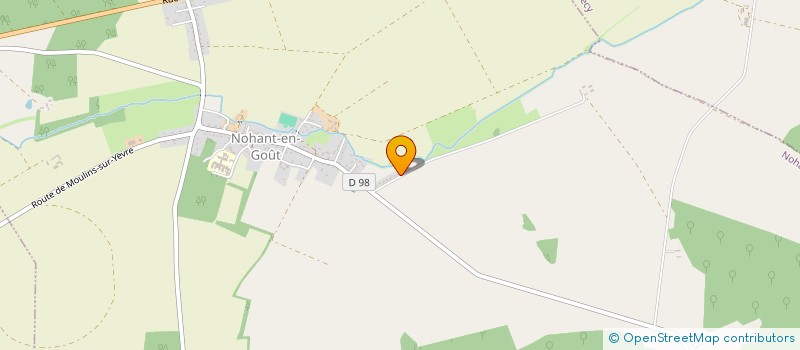 localisation de l'entreprise EARL DE BURY  NOHANT-EN-GOUT