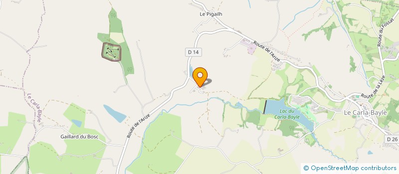 localisation de l'entreprise EARL DE CABANAC à CARLA-BAYLE