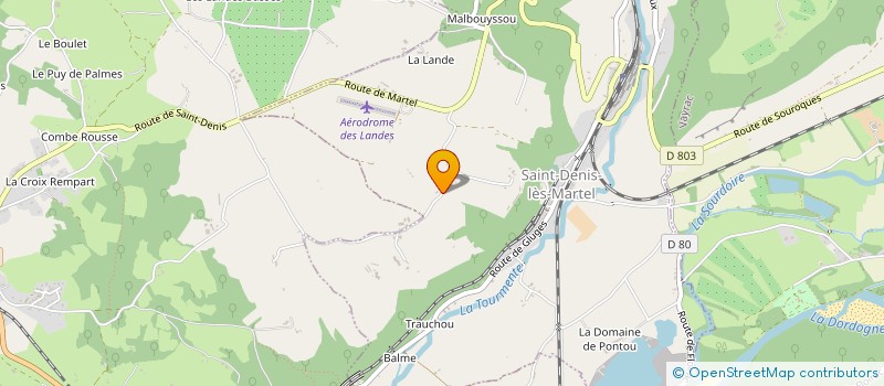 localisation de l'entreprise EARL DE CABREJOU à SAINT-DENIS-LES-MARTEL