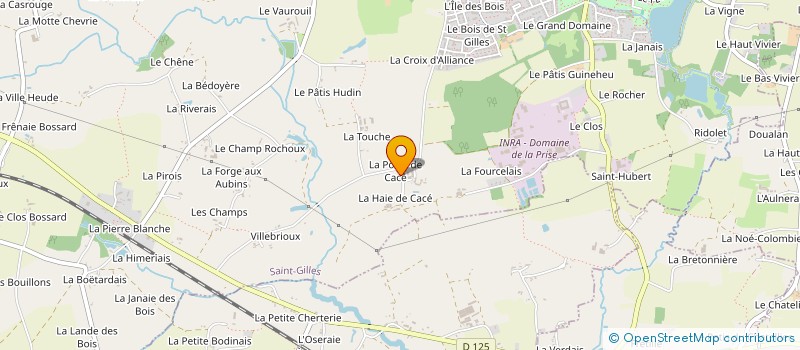 localisation de l'entreprise EARL DE CACE à SAINT-GILLES