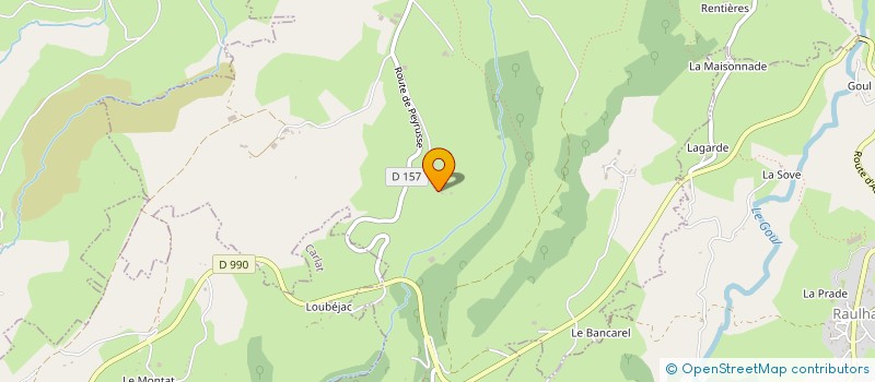 localisation de l'entreprise EARL DE CALMEJANE à BADAILHAC