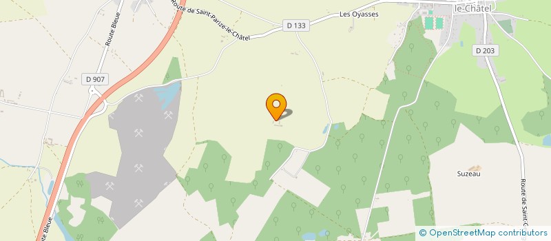localisation de l'entreprise EARL DE CALOT à SAINT-PARIZE-LE-CHATEL