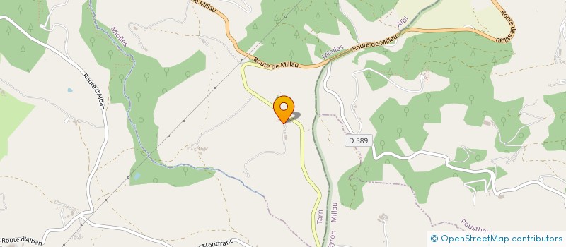 localisation de l'entreprise EARL DE CAMBAJOU  MIOLLES