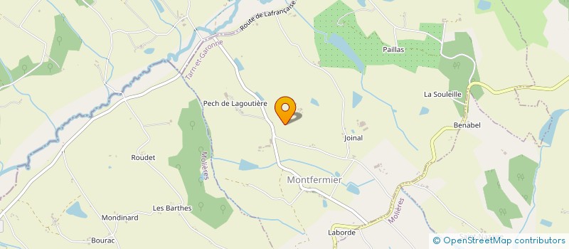 localisation de l'entreprise EARL DE CAMBAS  MONTPEZAT-DE-QUERCY