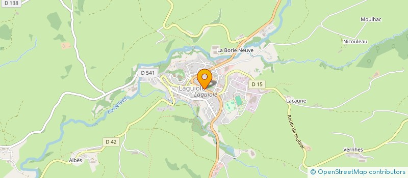 localisation de l'entreprise EARL DE CAMPLO  MONTPEYROUX