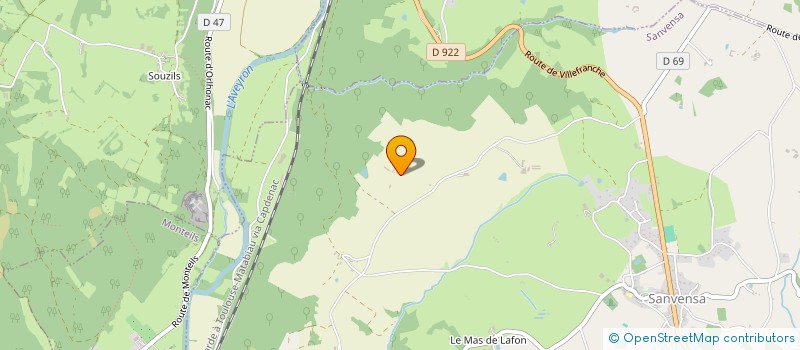 localisation de l'entreprise EARL DE CANTAGREL à SANVENSA