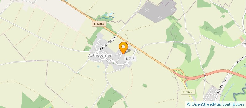 localisation de l'entreprise EARL DE CANTIERS à VEXIN-SUR-EPTE