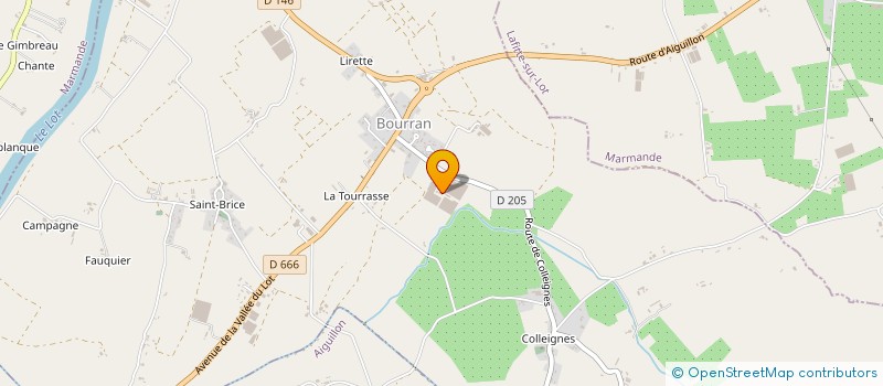 localisation de l'entreprise EARL DE CAPBERT à BOURRAN