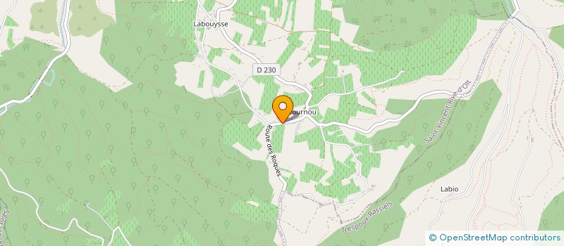 localisation de l'entreprise EARL DE CAPELANEL  SAINT-VINCENT-RIVE-D OLT