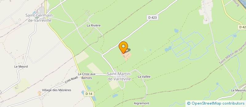 localisation de l'entreprise EARL DE CARANTILLY à SAINT-MARTIN-DE-VARREVILLE