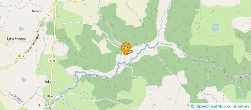 localisation de l'entreprise EARL DE CASSEPEYRE  PUYLAROQUE