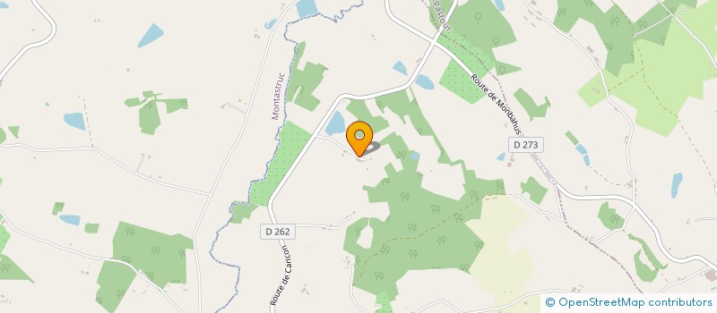 localisation de l'entreprise EARL DE CAUBEL  PINEL-HAUTERIVE