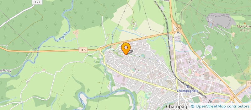 localisation de l'entreprise EARL DE CHAMPAGNE  CHAMPAGNOLE