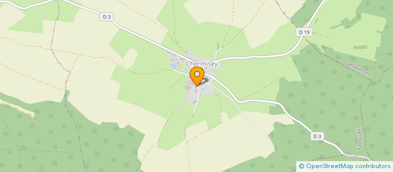 localisation de l'entreprise EARL DE CHAMPAGNE  CHERMISEY