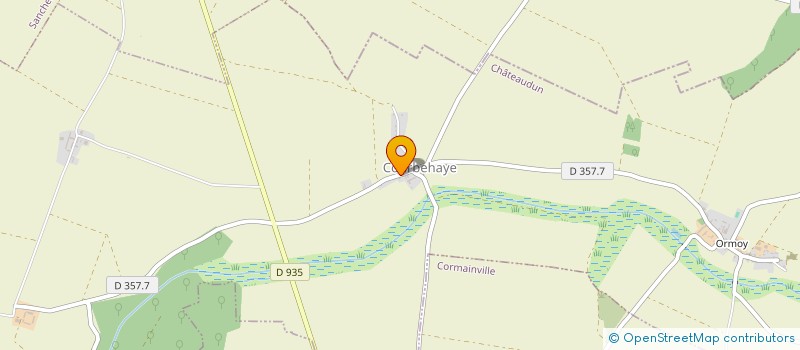 localisation de l'entreprise EARL DE CHAMPDOUX à TILLAY-LE-PENEUX