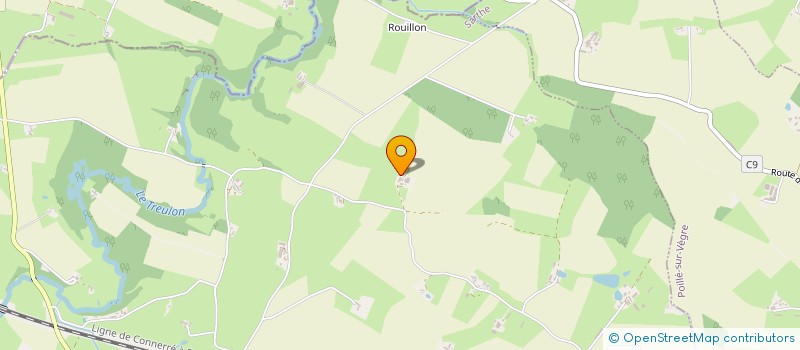 localisation de l'entreprise EARL DE CHANGE  AUVERS-LE-HAMON