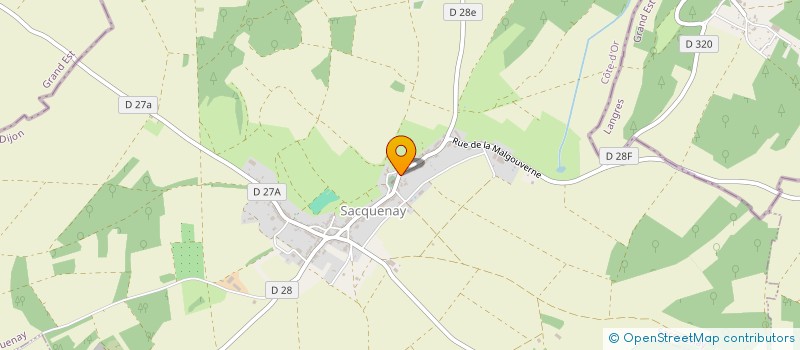 localisation de l'entreprise EARL DE CHASSAGNE  SACQUENAY