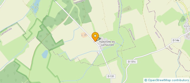 localisation de l'entreprise EARL DE CHAUDOTTE à LACHAUSSEE