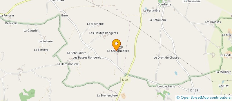 localisation de l'entreprise EARL DE CHAUMEZIERE à LASSAY-LES-CHATEAUX