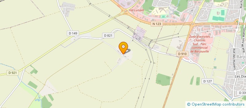 localisation de l'entreprise EARL DE CHAUNAY BAUCHET à FONTENAY-SUR-EURE