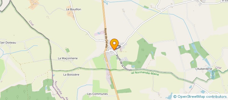 localisation de l'entreprise EARL DE CHENEVIERES à LALACELLE