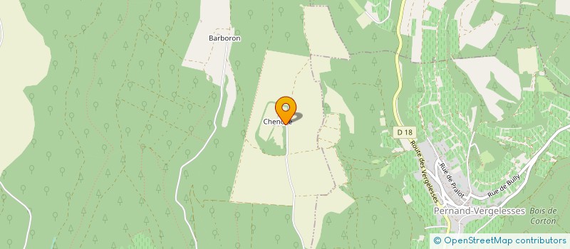 localisation de l'entreprise EARL DE CHENOVE  SAVIGNY-LES-BEAUNE