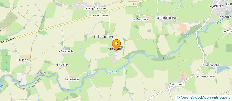 localisation de l'entreprise EARL DE CHEVASNE à RIAILLE
