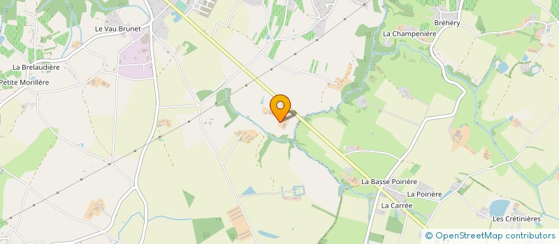localisation de l'entreprise EARL DE CHEVRU à OREE-D'ANJOU