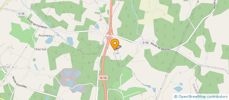 localisation de l'entreprise EARL DE CHEZ LUTARD  TOUVERAC