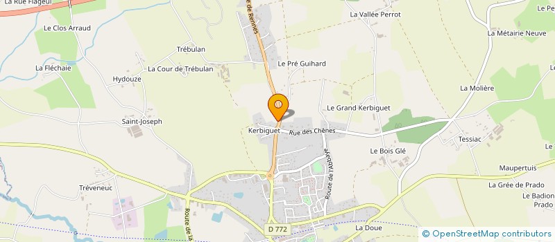 localisation de l'entreprise EARL DE CHOISEUL à GUER