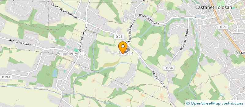 localisation de l'entreprise EARL DE CIZE  MERVILLA