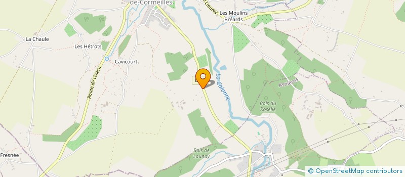 localisation de l'entreprise EARL DE CLERANVILLE à SAINT-PIERRE-DE-CORMEILLES