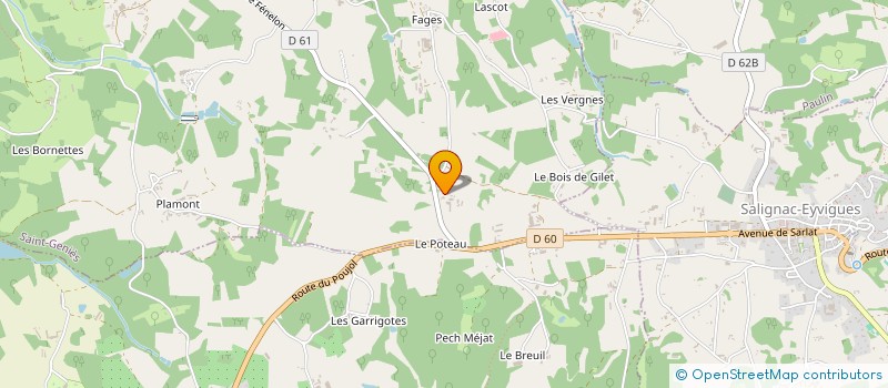 localisation de l'entreprise EARL DE COMBETENERGUE à SAINT-GENIES