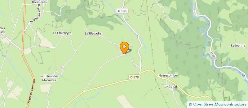 localisation de l'entreprise EARL DE CONRUT à LE VIGEAN