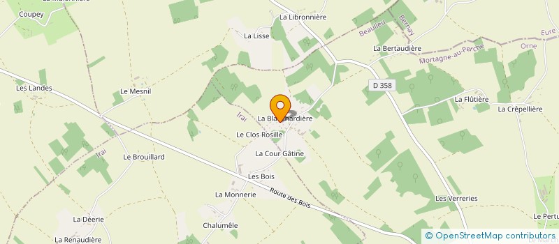 localisation de l'entreprise EARL DE CORLIE à BEAULIEU