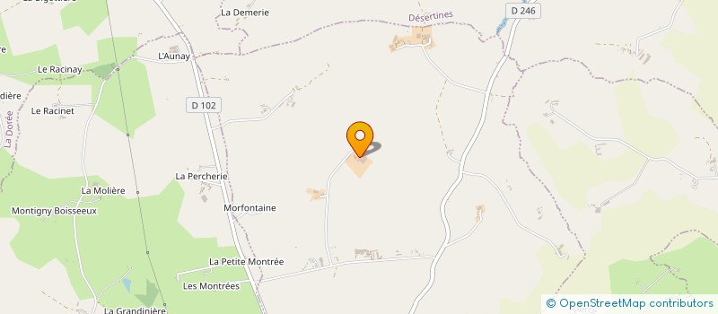localisation de l'entreprise EARL DE COTTEREAU à LEVARE