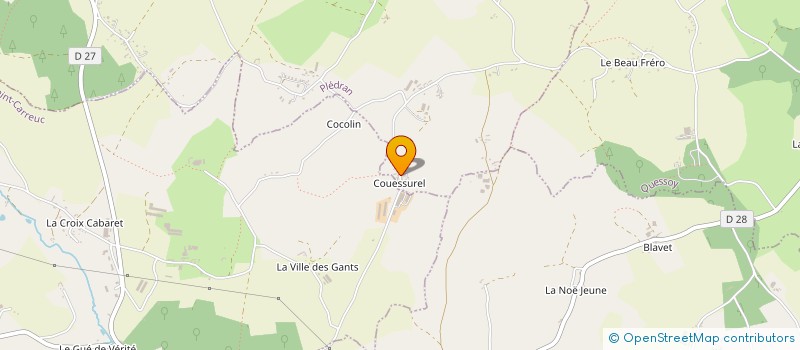 localisation de l'entreprise EARL DE COUESSUREL à PLEDRAN