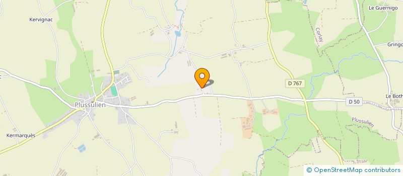 localisation de l'entreprise EARL DE COUFINIEC à PLUSSULIEN