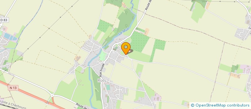 localisation de l'entreprise EARL DE COURCELLES COLOMBIERS  ROTS