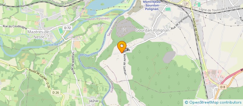 localisation de l'entreprise EARL DE COURET à GOURDAN-POLIGNAN
