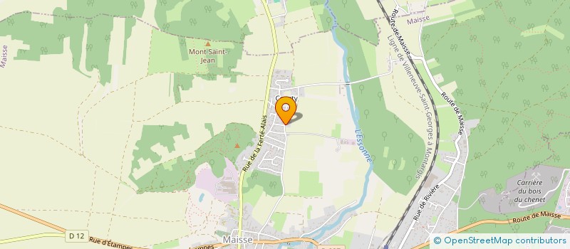 localisation de l'entreprise EARL DE COURTY  MAISSE