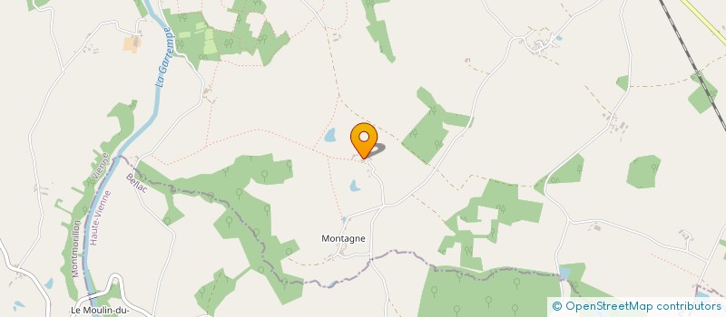 localisation de l'entreprise EARL DE COUSSAY  BOURG-ARCHAMBAULT