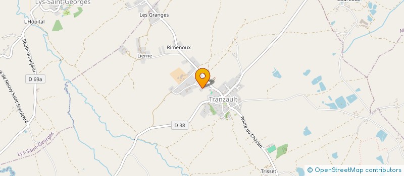 localisation de l'entreprise EARL DE COUTIN à TRANZAULT