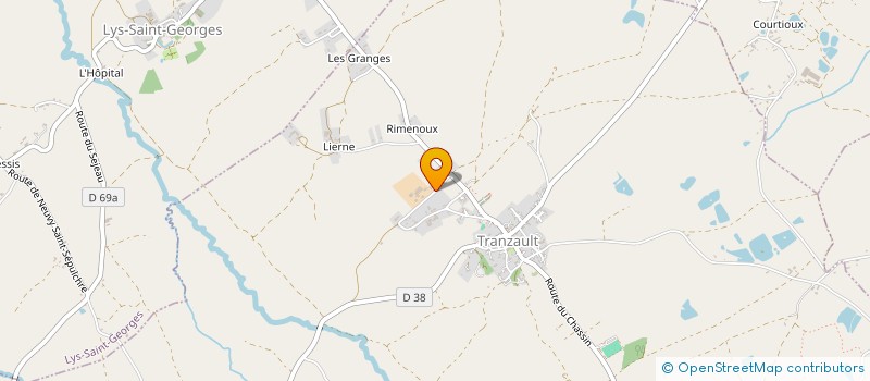 localisation de l'entreprise EARL DE COUTIN FLEURI à TRANZAULT