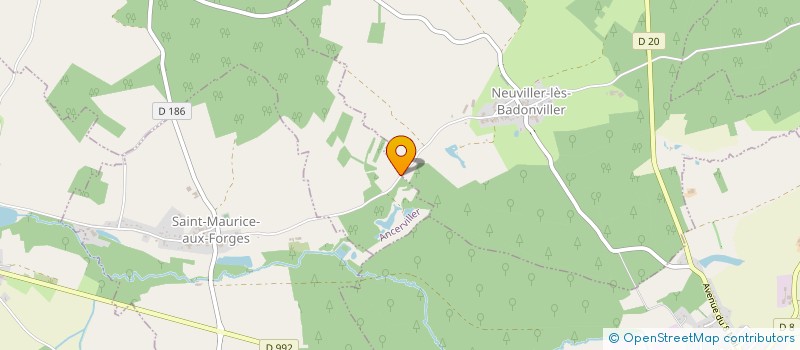 localisation de l'entreprise EARL DE COUVEY à ANCERVILLER