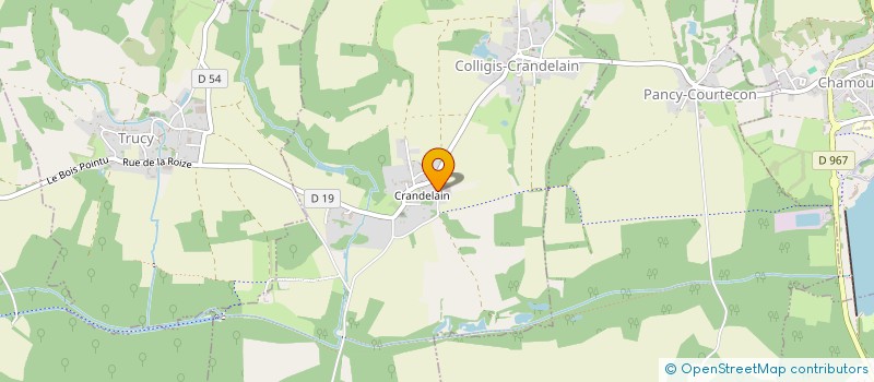 localisation de l'entreprise EARL DE CRANDELAIN  COLLIGIS-CRANDELAIN