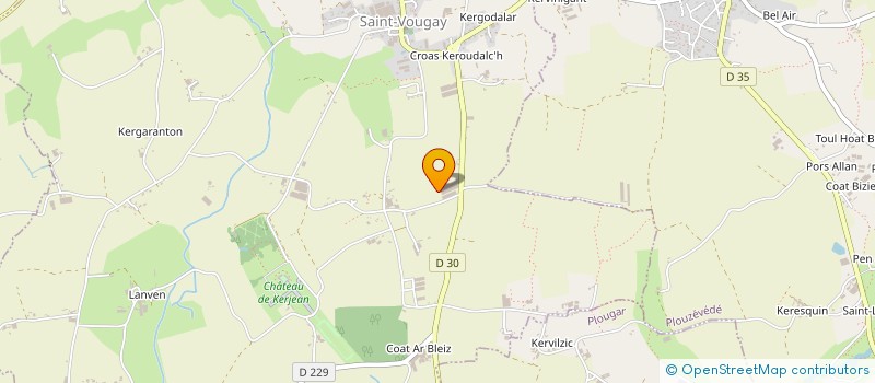 localisation de l'entreprise EARL DE CROAS SALAUN  SAINT-VOUGAY