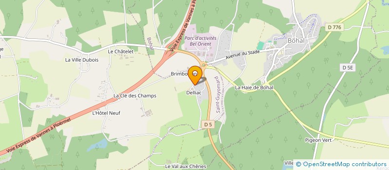 localisation de l'entreprise EARL DE DEILLAC à SAINT-GUYOMARD